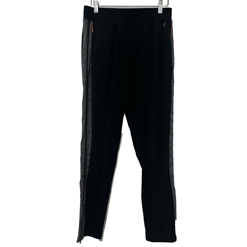Title Nine Women's Black Gray Drawstring Sweatpants Hiking Leggings Pants Small